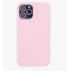 Husa Apple iPhone 14 Pro Max, Flippy, din Silicon Lichid, Interior din Microfibra, Lentile Fosforescente de Protectie Camera, Anti Amprenta, Rezistenta la Socuri, Roz - Img 5