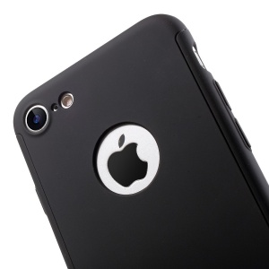 Husa Apple iPhone 7 Premium Full Cover 360 Negru + Folie Cadou - Img 7