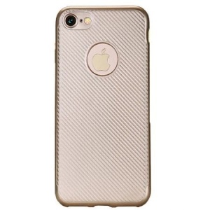 Husa Apple iPhone 8 i-Zore Carbon Fiber Auriu - Img 2