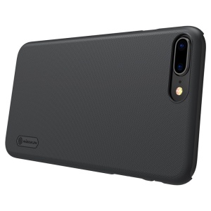 Husa Apple iPhone 8 Plus Nillkin Frosted Shield Negru + Folie de protectie - Img 4