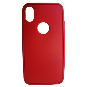 Husa Apple iPhone X Full Silicone Rosu - Img 3