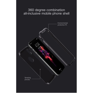 Husa Apple iPhone X Joyroom fata + spate Negru - Img 4