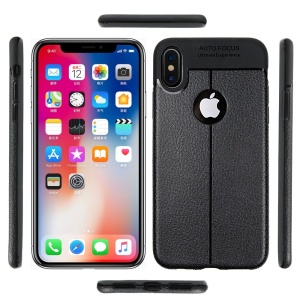 Husa Apple iPhone X Zore TPU moale Albastru - Img 4