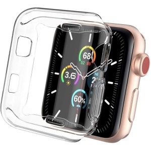 Husa Apple Watch Series 2/3 42 mm Full Tpu 360 Transparent, Flippy - Img 2