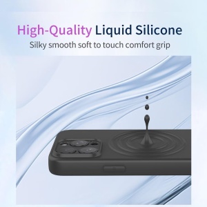 Husa de Protectie, Flippy, pentru Oppo Reno 11 F, Liquid Silicone, cu Microfibra pe Interior, Protectie Antisoc, Compatibil Incarcare Wireless, Negru - Img 4