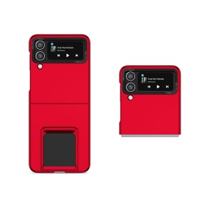 Husa de protectie Flippy, Pliere Tridimensionala, Multifunctionala, PC, pentru Samsung Galaxy Z Flip 5 , Rosu - Img 3