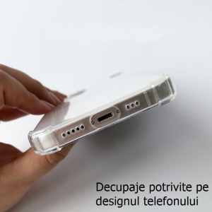 Husa de protectie Flippy, TPU, pentru Apple iPhone 15 Plus , Antisoc, Protectie colturi, Rezistenta la impact, Transparenta - Img 5