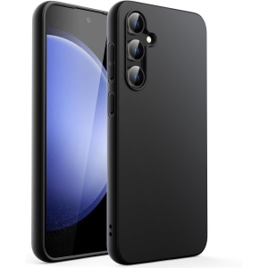 Husa de Protectie Matte TPU, Flippy, pentru Samsung Galaxy S24 FE, Protectie Camera, Antisoc, Antizgariere, Antialunecare, Acoperire Completa, Negru - Img 1