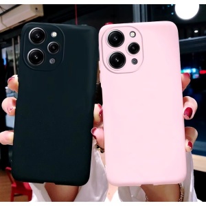Husa de Protectie Matte TPU, Flippy, pentru Xiaomi Redmi 12, Protectie Camera, Antisoc, Antizgariere, Antialunecare, Acoperire Completa, Roz - Img 3