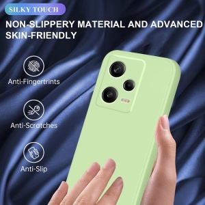 Husa de Protectie Matte TPU, Flippy, pentru Xiaomi Redmi 12 Pro, Protectie Camera, Antisoc, Antizgariere, Antialunecare, Acoperire Completa, Verde - Img 2