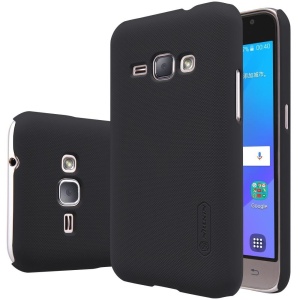 Husa de protectie pentru Samsung Galaxy J1 2015 Nillkin Frosted Shield Negru + Folie de protectie - Img 2
