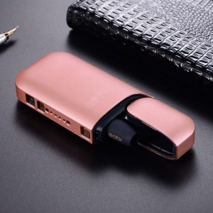Husa Flippy pentru IQOS 2.4 Plus, Capac de Protectie, Anti Soc si Zgarieturi, Full Body, din Plastic, 11.5 x 5 x 2.3 cm, Roz Auriu - Img 3