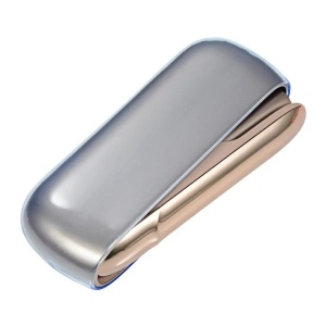 Husa Flippy pentru IQOS 3.0 DUO, de Protectie, Anti Soc si Zgarieturi, din Plastic, 12 x 4.5 cm, Albastru Transparent - Img 2