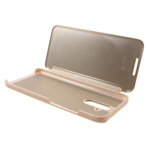 Husa Huawei Mate 20 Lite Flip Cover Oglinda Auriu - Img 2