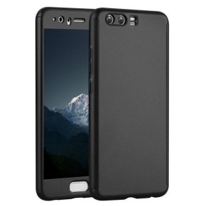 Husa Huawei P10 Plus Full Cover 360 Negru + Folie de protectie - Img 5