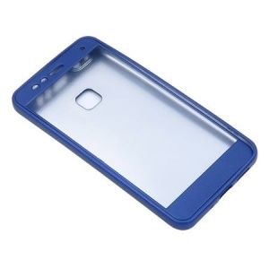 Husa Huawei P10 Plus Full Silicone 360 Albastru + Folie de protectie - Img 3