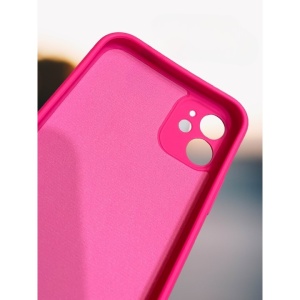 Husa pentru Samsung Galaxy A13 5G, Flippy, Liquid Silicone, cu Microfibra pe interior, Protectie Antisoc, Roz - Img 5