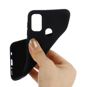 Husa protectie compatibila cu Huawei P Smart 2020 Liquid Silicone Case Negru - Img 3
