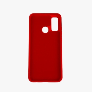 Husa protectie compatibila cu Huawei P Smart 2020 Liquid Silicone Case Rosu - Img 5
