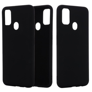 Husa protectie compatibila cu Huawei P Smart 2020 Liquid Silicone Case Negru - Img 1