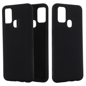 Husa protectie compatibila cu Samsung Galaxy A21S Liquid Silicone Case Negru - Img 1