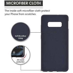 Husa protectie compatibila cu Samsung S10 E Liquid Silicone Case Albastru inchis - Img 10