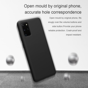 Husa protectie compatibila cu Samsung S20 Liquid Silicone Case Albastru inchis - Img 15