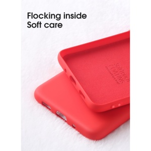 Husa protectie compatibila cu Samsung S20 Plus Liquid Silicone Case Albastru inchis - Img 9
