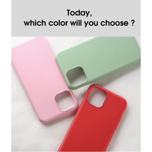 Husa protectie Flippy compatibila cu Apple iPhone 11 Liquid Silicone Case Rosu - Img 20