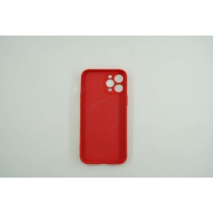 Husa protectie Flippy compatibila cu Apple iPhone 12 Pro Max Mag Safe Silicone Rosu - Img 3