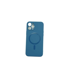 Husa protectie Flippy compatibila cu Apple iPhone 12 Pro Max Mag Safe Silicone Albastru - Img 1