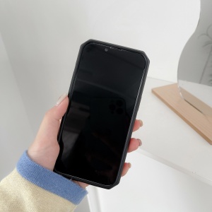 Husa protectie Flippy compatibila cu Apple iPhone 13 Pro Max Defender Model 5 cu suport prindere inel,Negru - Img 3