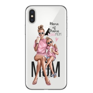 Husa protectie Flippy compatibila cu Huawei Nova 9 Glass print Mama of Drama Multicolor - Img 1