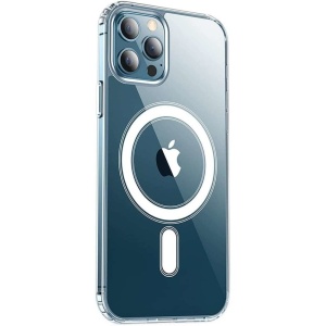 Husa protectie Flippy pentru iPhone 14 Mag Safe, 2 in 1 incarcare si magnet, Silicone, Transparenta - Img 14