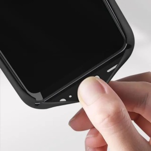 Husa protectie Flippy pentru Samsung A22 5G Liquid Silicone Negru - Img 4