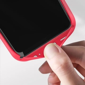Husa protectie Flippy pentru Samsung A22 5G Liquid Silicone Roz Fuchsia/Roz - Img 3