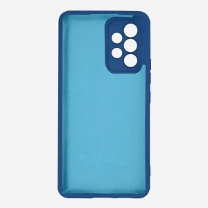 Husa protectie Flippy pentru Samsung A53 5G Liquid Silicone Albastru Inchis - Img 2