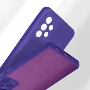 Husa protectie Flippy pentru Samsung A53 5G Liquid Silicone Mov - Img 6