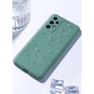 Husa protectie Flippy pentru Samsung A53 5G Liquid Silicone Verde - Img 4