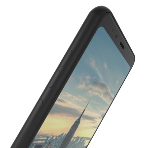 Husa Samsung Galaxy A8 2018 Luxury Case Negru - Img 3