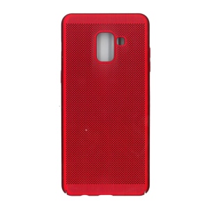 Husa Samsung Galaxy A8 2018 Ultra Slim cu aerisire Rosu