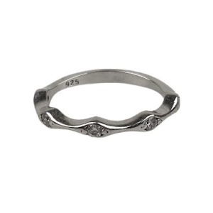 Inel Argint 925, Molecula cu Zirconii M56 - Img 4