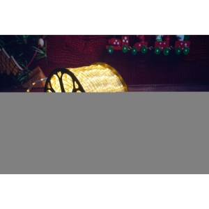 Instalatie Craciun, 32 m, 768 Led-uri ,Furtun Luminos, Alb cald, 8 jocuri de lumini, Transformator, Sectionabila, 220 V, Flippy - Img 5