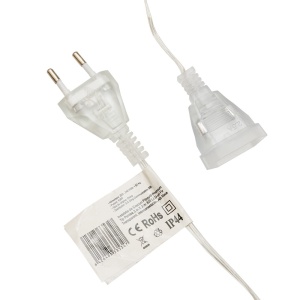Instalatie de Craciun Flippy® Tip Perdea, 3 x 3 m, 320 LED-uri, Interconectabila, Alb Rece - Img 5