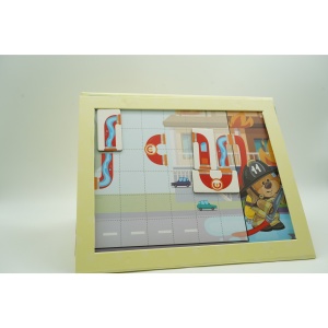 Joc educativ magnetic de interconectare, micul pompier, 15 nivele, 9 carti, pentru copii, +3 ani, multicolor - Img 8