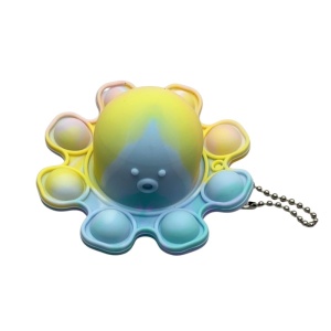 Jucarie antistres din silicon, Flippy®, Pop It Now and Flip It, Caracatita reversibila, Multicolor, V4 - Img 1