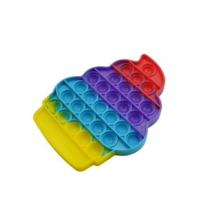 Jucarie antistres din silicon, Pop it Now and Flip It, Briosa, Multicolor - Img 3