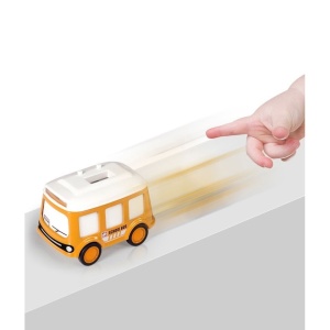 Jucarie pentru copii, Flippy, autobuz-ceas, Portocaliu - Img 2