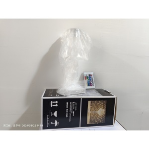 Lampa de birou pe LED RGB 16, Flippy, dimmer tactil, 3 nivele de intensitate, incarcare USB, 3W, Cristal Acrilic, 26x12 cm, cu telecomanda, transparent - Img 8