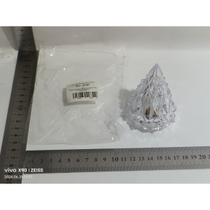 Lampa de Veghe, Flippy, Model IceBerg, Lumina Calda, cu Baterii, Transparenta, 6.5x8 cm - Img 2
